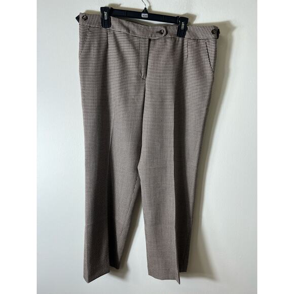 Harve Benard  by Bernard Holtzman Houndstooth Pants size 12 - Picture 1 of 3